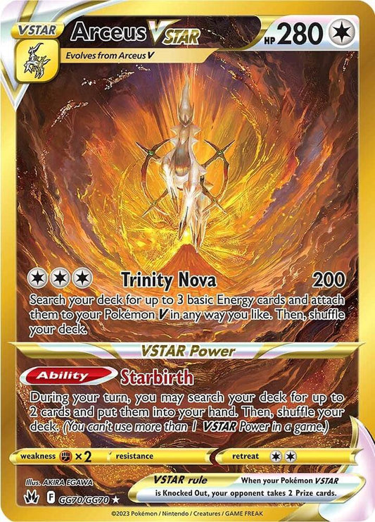 Arceus VSTAR Secret GG70/GG70 (SWSH: Crown Zenith: Galarian Gallery)  - Holofoil