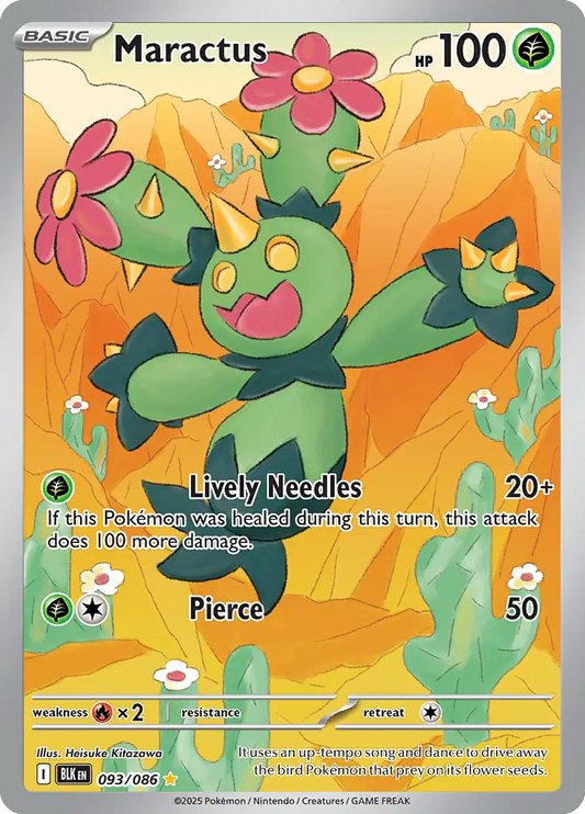 Maractus 093/086 (SV: Black Bolt)  - Holofoil