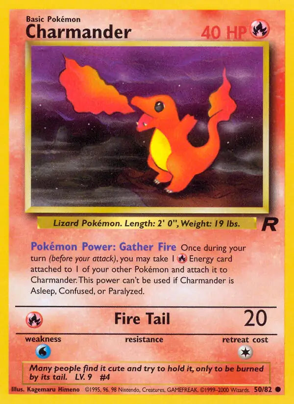 Charmander 50/82 (Team Rocket)  - Unlimited