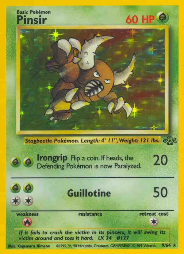 Pinsir 09/64 (Jungle)  - Unlimited Holofoil