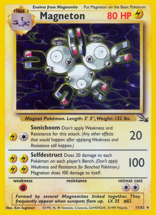 Magneton 11/62 (Fossil)  - Unlimited Holofoil