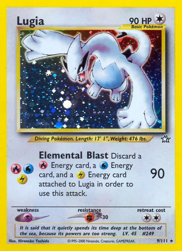 Lugia 009/111 (Neo Genesis)  - Unlimited Holofoil