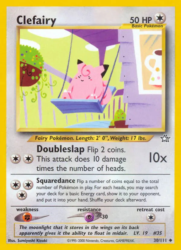 Clefairy 030/111 (Neo Genesis)  - Unlimited