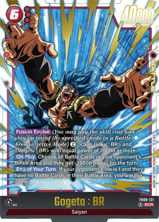 Gogeta BR FB09 121 FB09-121 (Dual Evolution)  - Holofoil