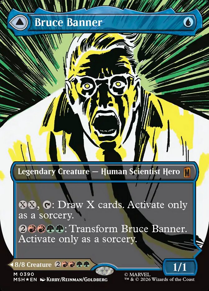 Bruce Banner // The Incredible Hulk (Dupe) 390 (Marvel Super Heroes)  - Borderless Foil