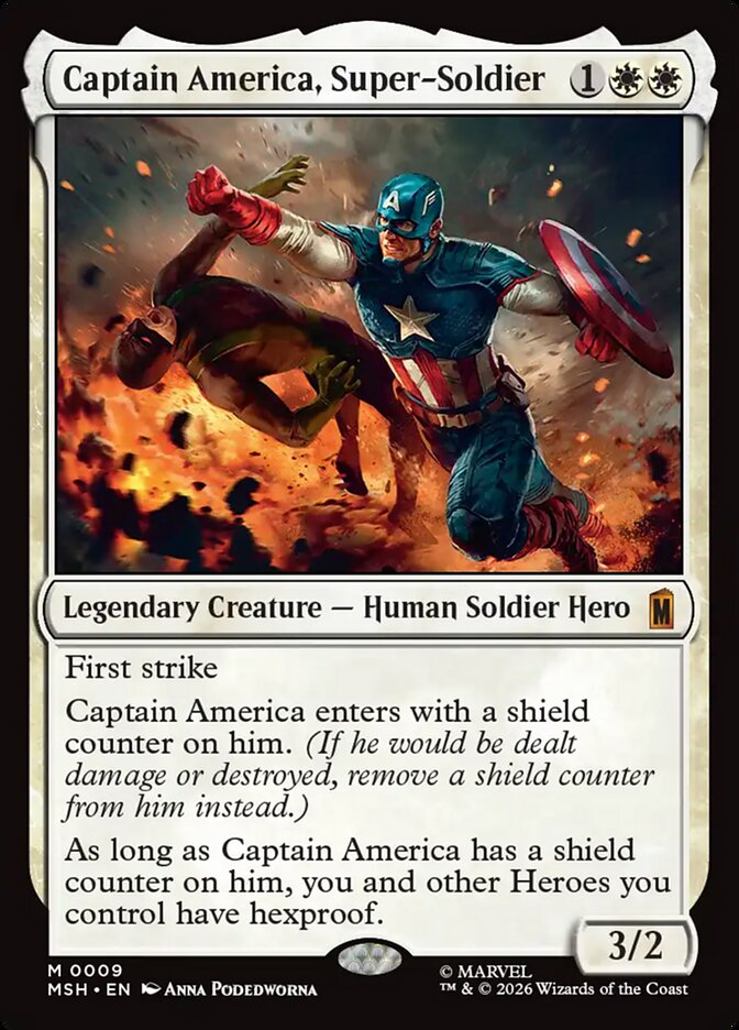Captain America, Super-Soldier 9 (Marvel Super Heroes)  - Foil