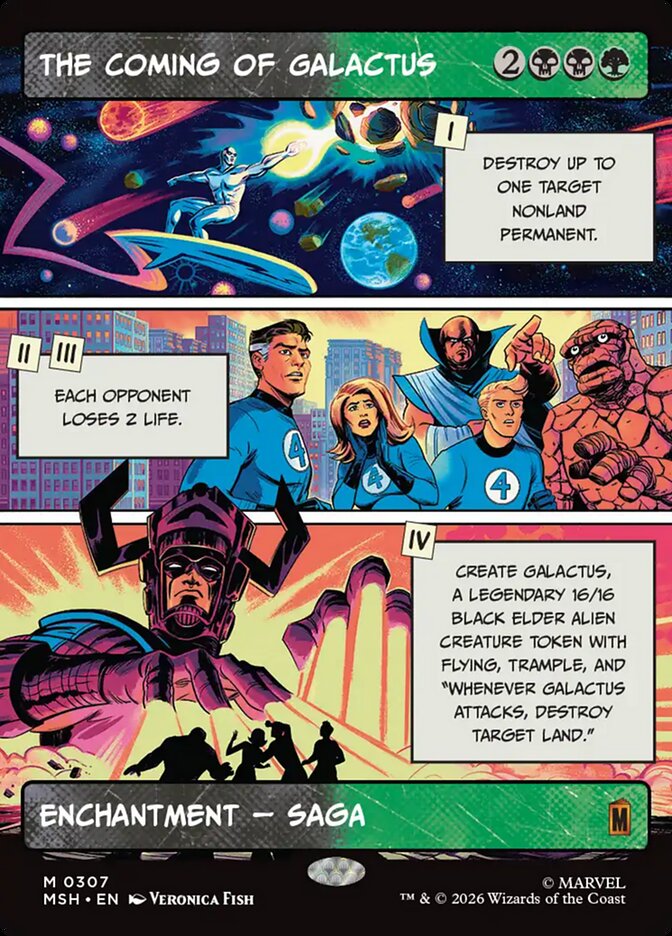 The Coming of Galactus 307 (Marvel Super Heroes)  - Showcase Foil