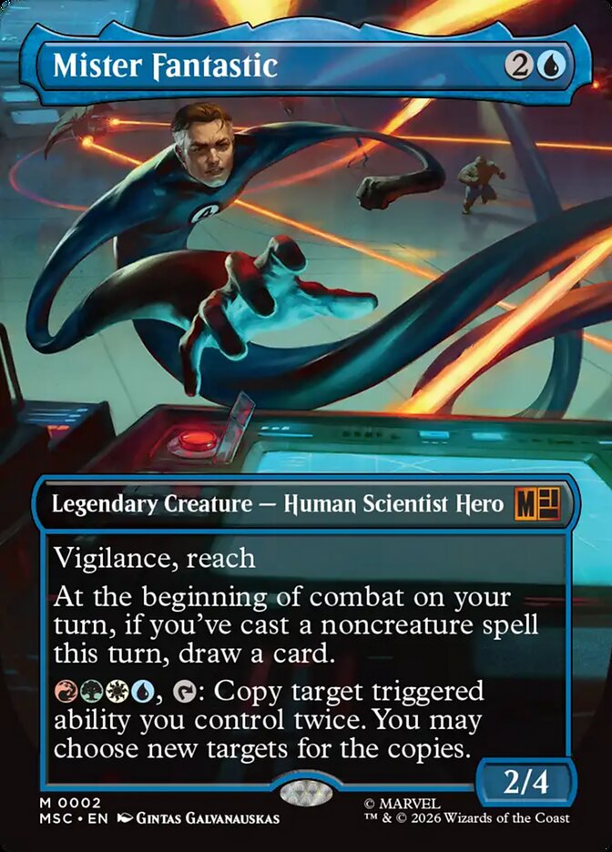 Mister Fantastic 2 (Commander: Marvel Super Heroes)  - Borderless