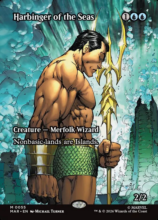 Harbinger of the Seas 55 (Marvel Universe Eternal-Legal)  - Borderless Foil