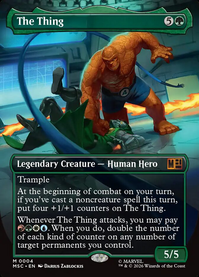 The Thing 4 (Commander: Marvel Super Heroes)  - Borderless