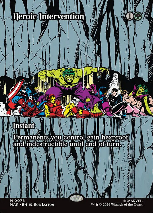 Heroic Intervention 78 (Marvel Universe Eternal-Legal)  - Borderless Foil