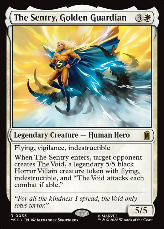 The Sentry, Golden Guardian 35 (Marvel Super Heroes)  - Foil