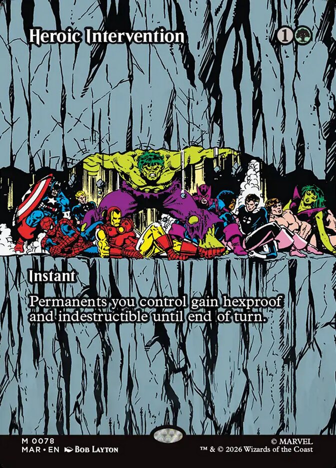 Heroic Intervention 78 (Marvel Universe Eternal-Legal)  - Borderless