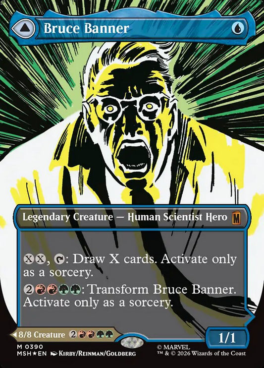 Bruce Banner // The Incredible Hulk 390 (Marvel Super Heroes)  - Borderless Foil