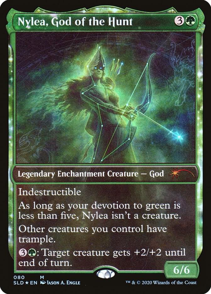 MTG Secret Lair Drop Series 80 Nylea, God of the Hunt M NM Foil