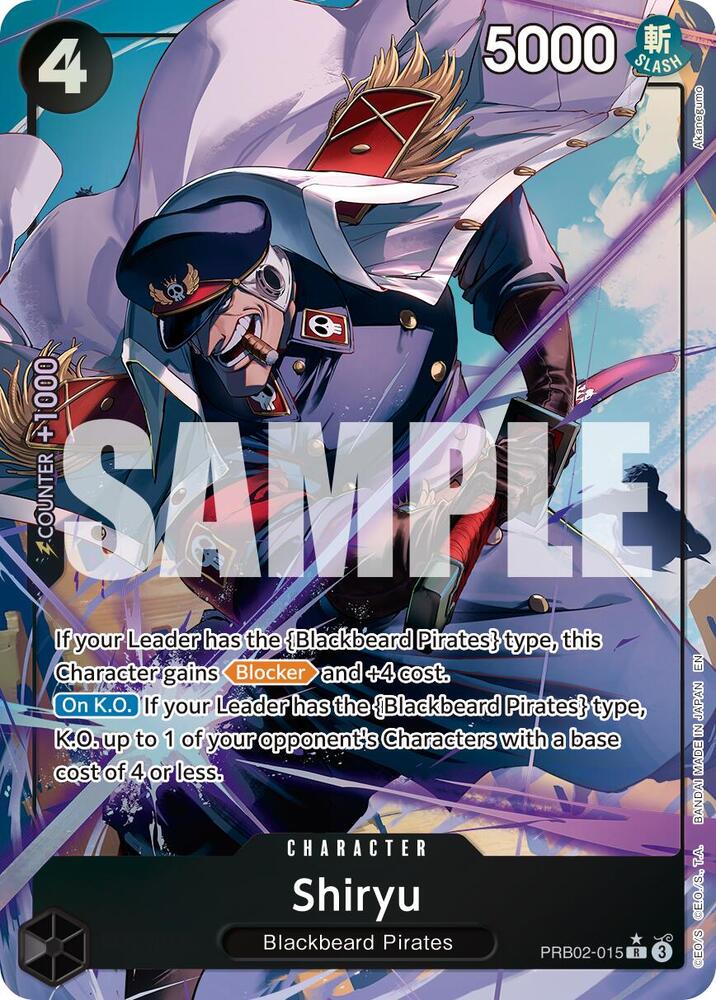 Shiryu PRB02-015 (Premium Booster -The Best- Vol. 2)  - Alternate Art Foil