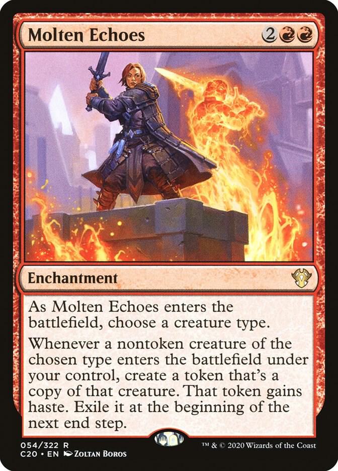 MTG Commander 2020 54 Molten Echoes R NM