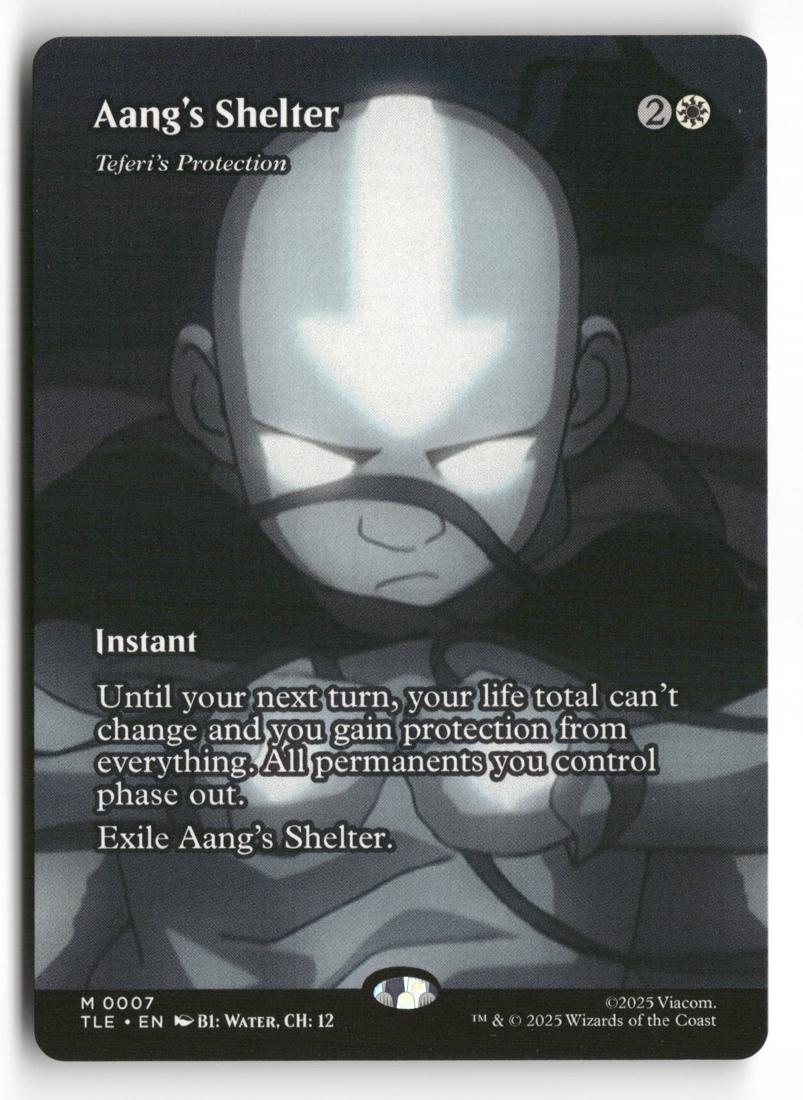 MTG Avatar: The Last Airbender: 7 Aang's Shelter Teferi's Protection Borderless