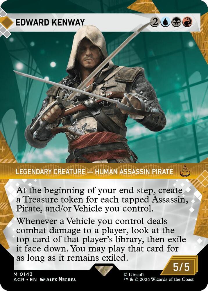 Edward Kenway 143 (Universes Beyond: Assassin's Creed)  - Showcase Foil