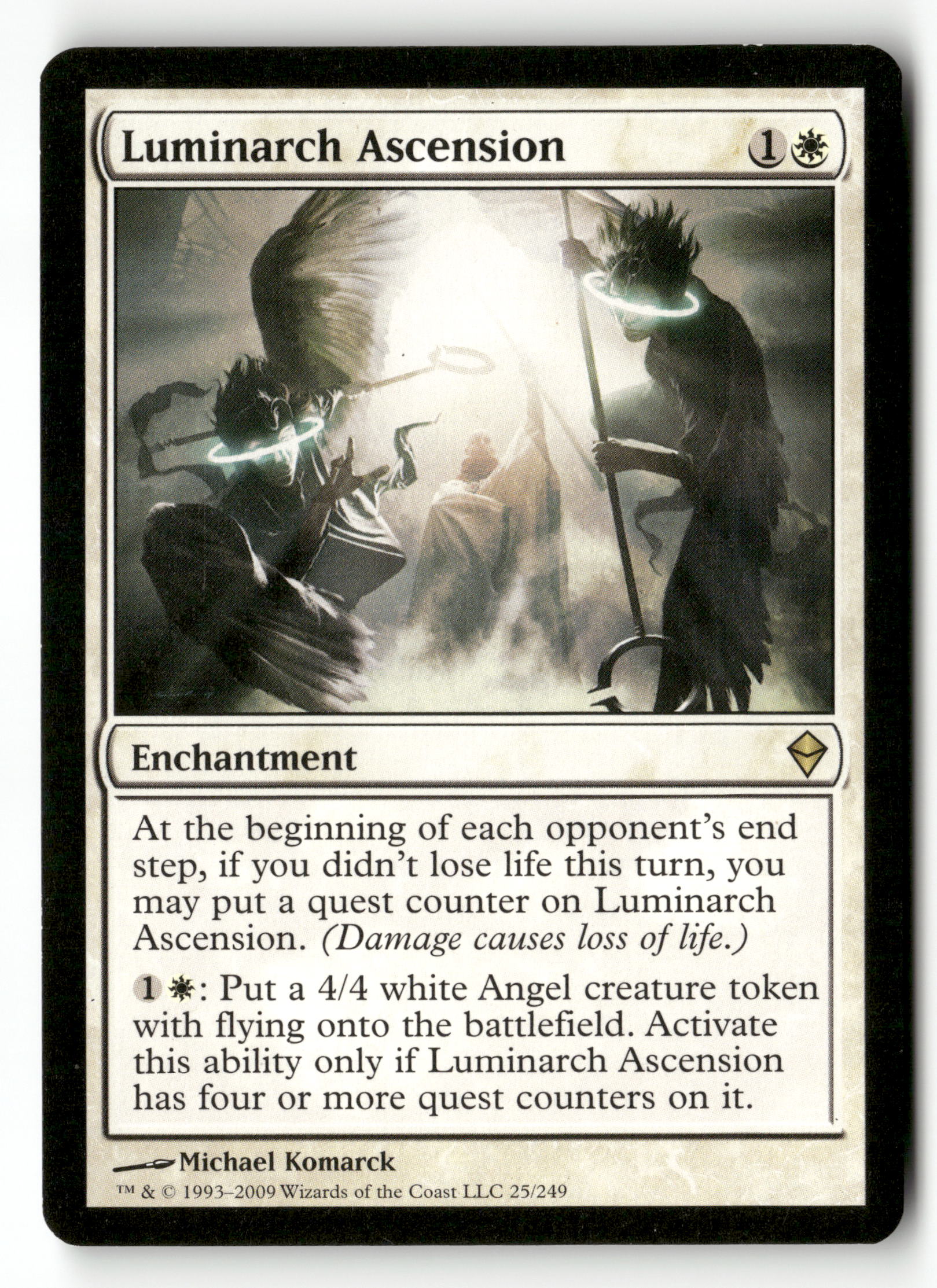 MTG Zendikar 25 Luminarch Ascension R NM