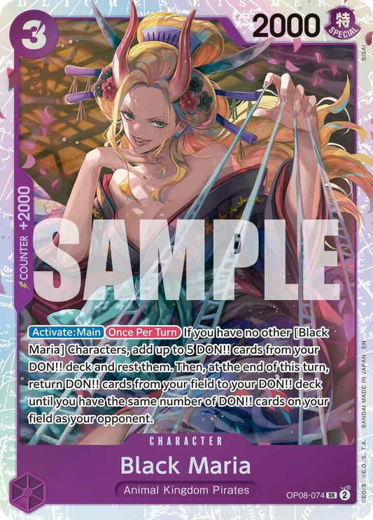 Black Maria (Reprint) OP08-074 (Premium Booster -The Best- Vol. 2)  - Foil