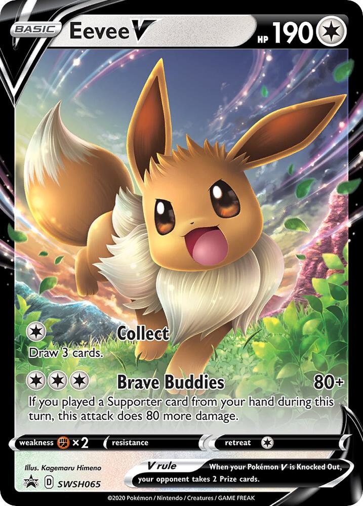 2019 Pokemon SWSH: Sword & Shield Promo Cards SWSH065 Eevee V - Promo