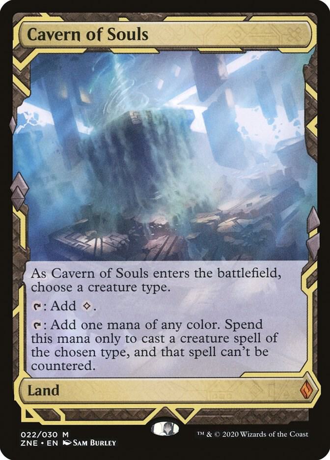 MTG Zendikar Rising Expeditions 22 Cavern of Souls M NM