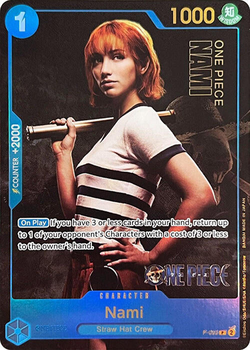 Nami (PCC Live Action) P-053 (One Piece Promotion Cards)  - Foil