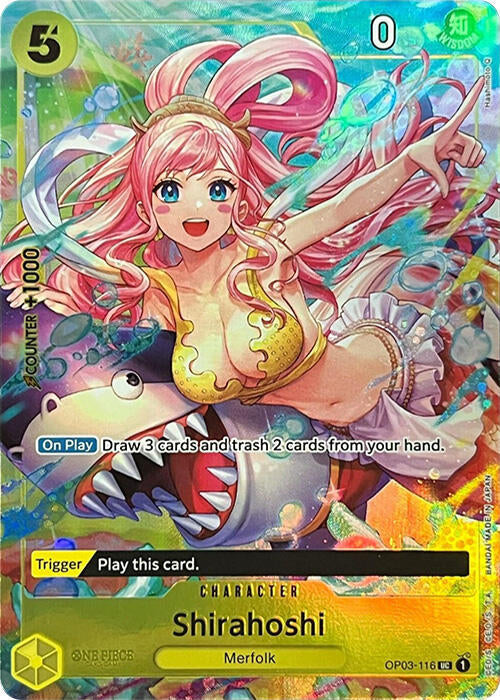Shirahoshi (PCC Fest 23-24) OP03-116 (One Piece Promotion Cards)  - Full Art Foil