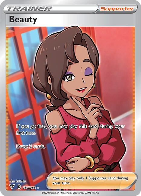 2020 Pokemon SWSH04: Vivid Voltage 181/185 Beauty (Full Art) Ultra Rare