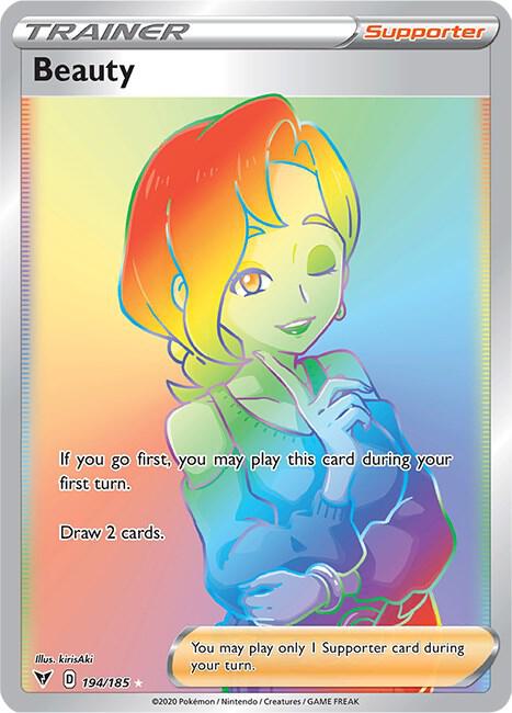 2020 Pokemon SWSH04: Vivid Voltage 194/185 Beauty (Secret) Secret Rare