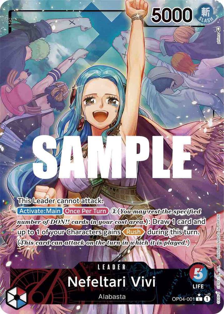 Nefeltari Vivi OP04-001 (Kingdoms of Intrigue)  - Alternate Art Foil