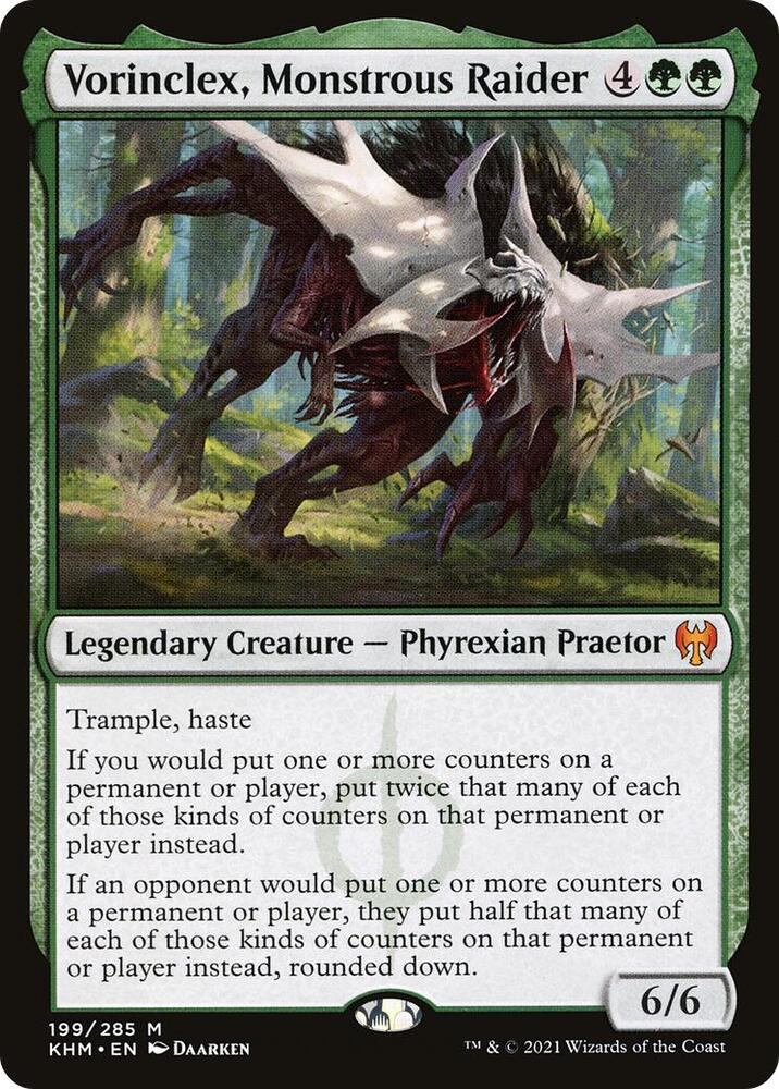 MTG Kaldheim 199 Vorinclex, Monstrous Raider M NM