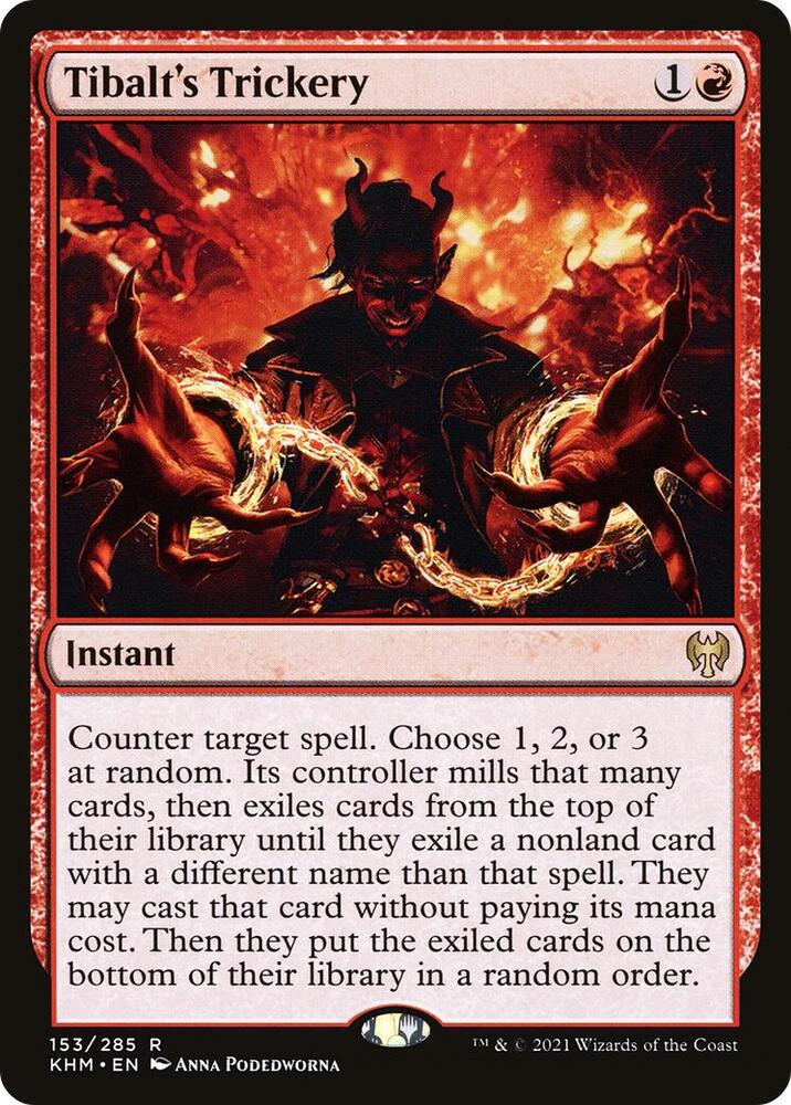 MTG Kaldheim 153 Tibalt's Trickery R NM
