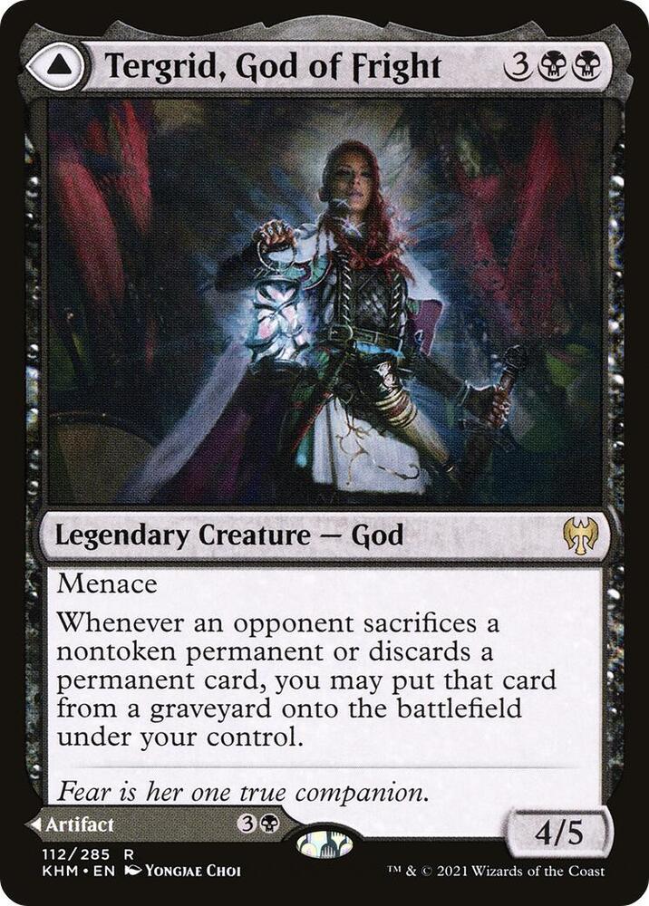 MTG Kaldheim 112 Tergrid, God of Fright R NM Foil
