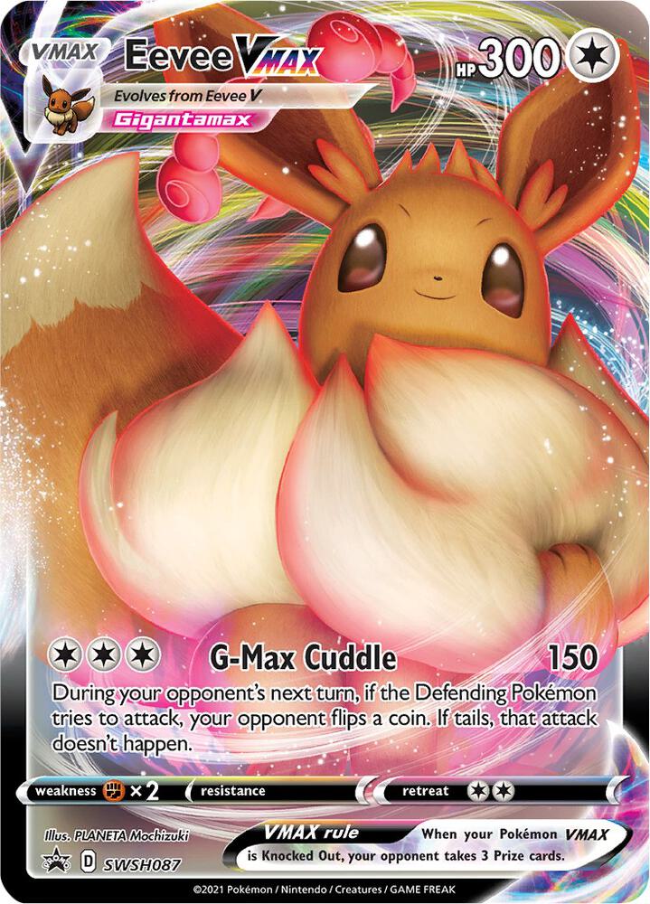 2019 Pokemon SWSH: Sword & Shield Promo Cards SWSH087 Eevee VMAX Promo