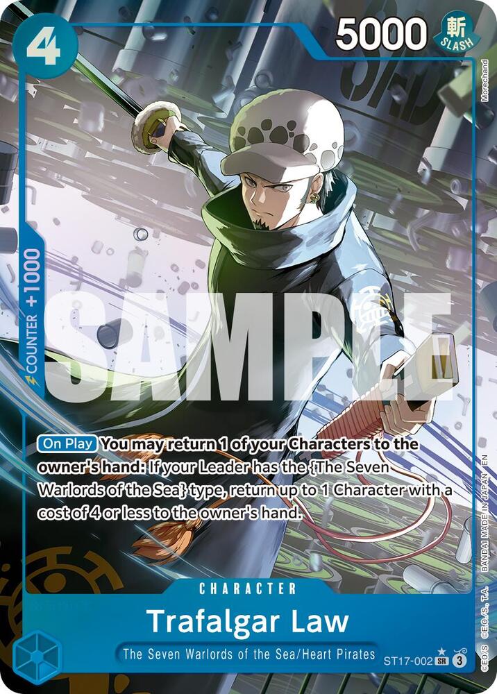 Trafalgar Law ST17-002 (Premium Booster -The Best- Vol. 2)  - Alternate Art Foil