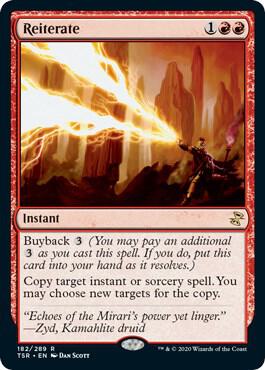 MTG Time Spiral: Remastered 182 Reiterate R NM