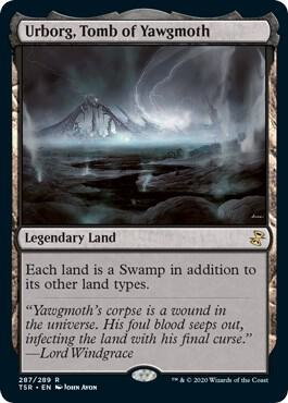 MTG Time Spiral: Remastered 287 Urborg, Tomb of Yawgmoth R NM Foil