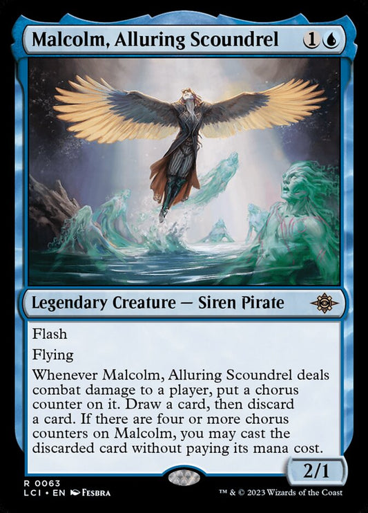Malcolm, Alluring Scoundrel 63/291 (The Lost Caverns of Ixalan) 