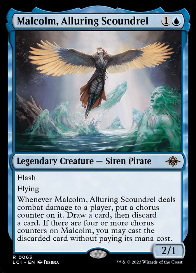 Malcolm, Alluring Scoundrel 63/291 (The Lost Caverns of Ixalan) 