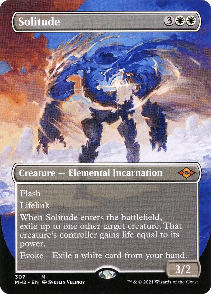 MTG Modern Horizons 2 307 Solitude (Borderless) M NM