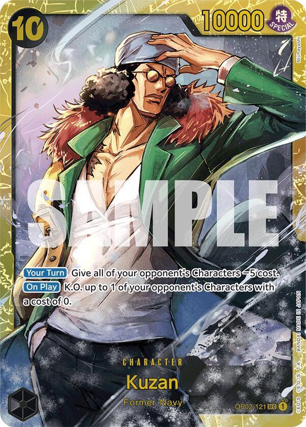 Kuzan (Reprint) OP02-121 (Premium Booster -The Best-)  - Foil