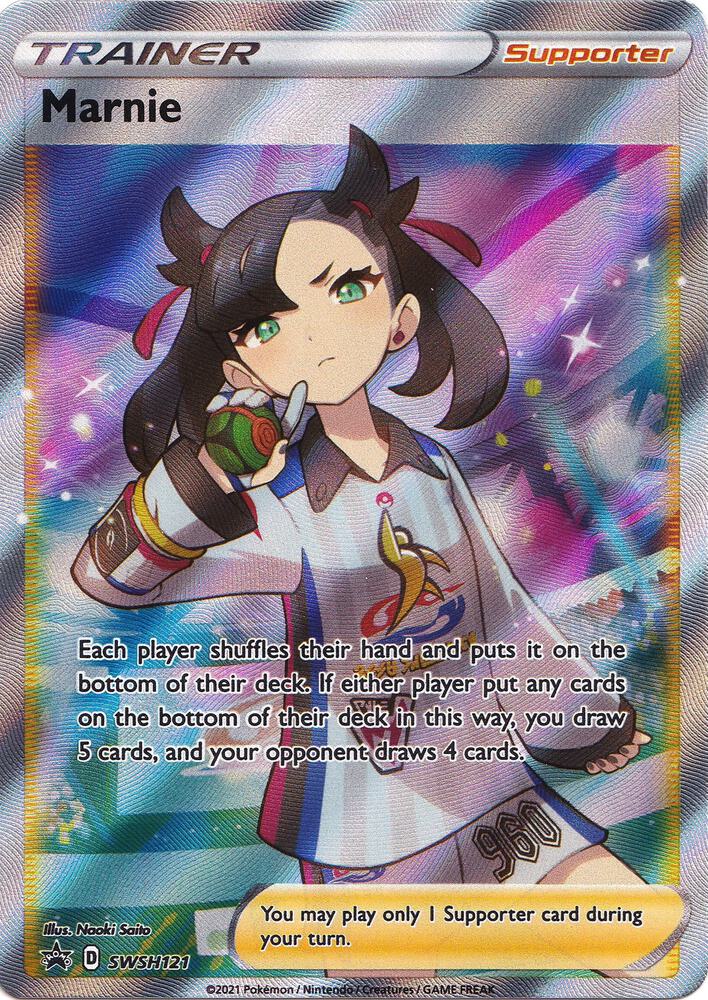 2019 Pokemon SWSH: Sword & Shield Promo Cards SWSH121 Marnie - SWSH121 Promo