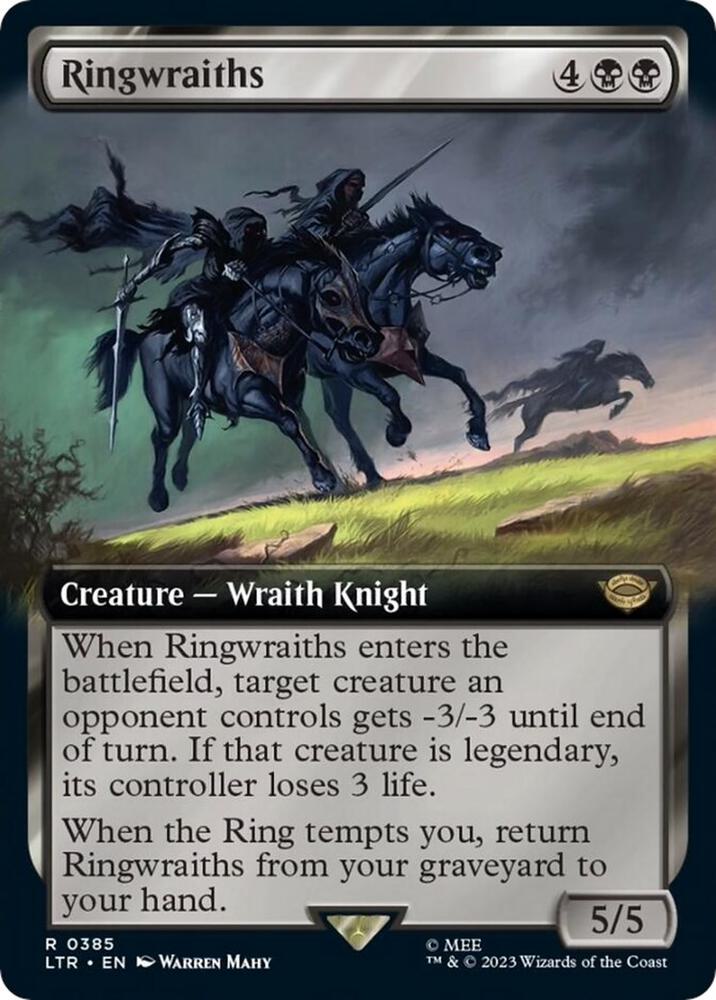 Ringwraiths 385 (Universes Beyond: The Lord of the Rings: Tales of Middle-earth)  - Extended Art