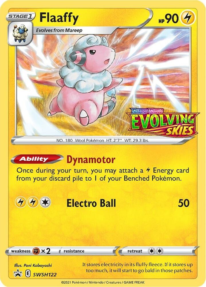 2019 Pokemon SWSH: Sword & Shield Promo Cards SWSH122 Flaaffy - (Prerelease)