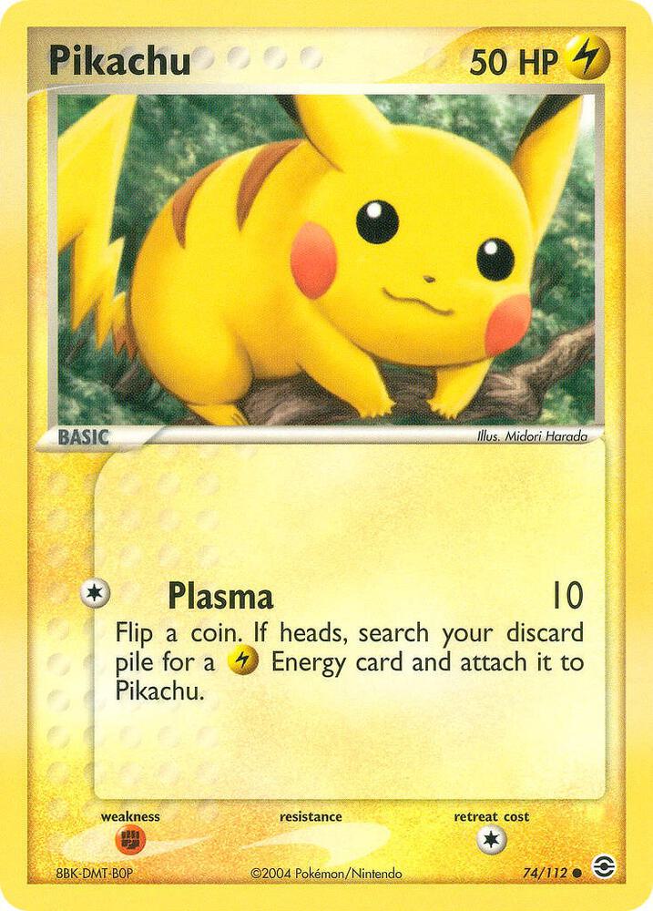 Pikachu 74/112 (FireRed & LeafGreen) 