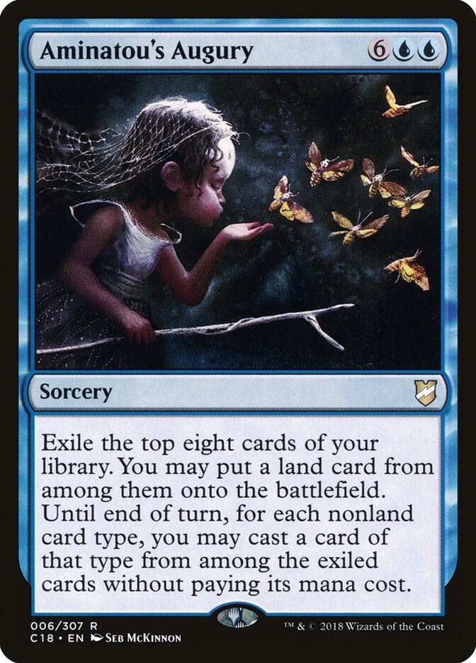 Aminatou's Augury 6/307 (Commander 2018) 