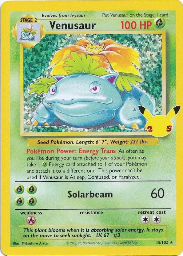 2021 Pokemon Celebrations: Classic Collection 15/102 Venusaur Classic Collection