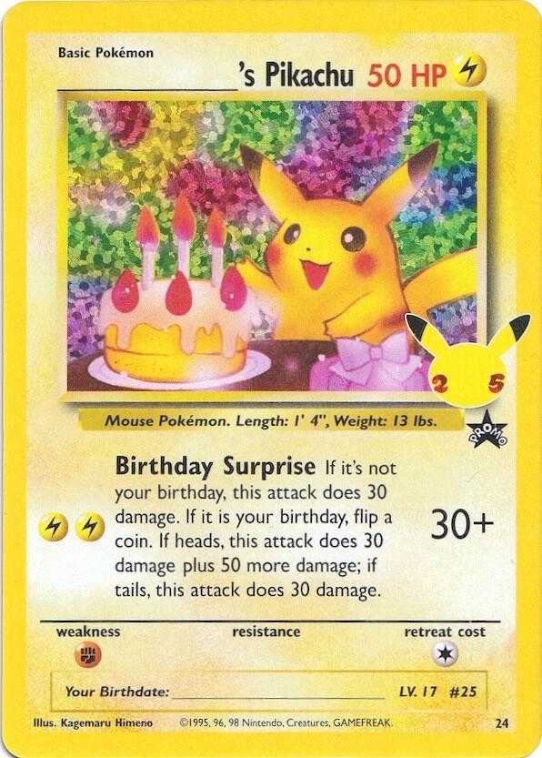2021 Pokemon Celebrations: Classic Collection 24/53 ______'s Pikachu 